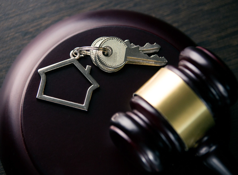 court hammer with keys and a house keychain laguna beach ca